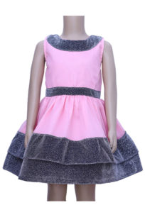 Boat Neck Shimmer Dress