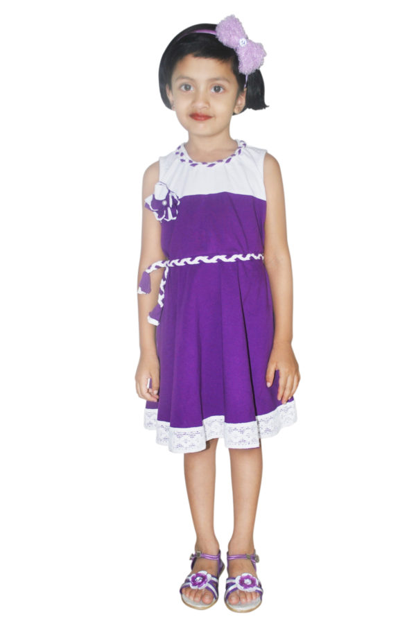 Circular Dress With Bottom Lace