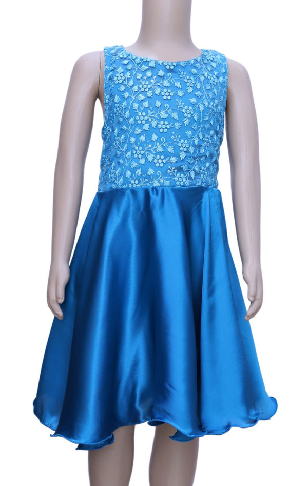 Blue Designer Dress with Fancy Back